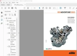KTM 950 Repair Manual - PDF DOWNLOAD