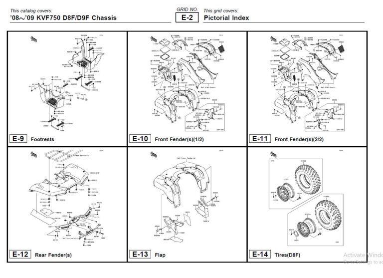 Kawasaki KVF750 D8F D9F Parts Catalog Manual - PDF DOWNLOAD ...