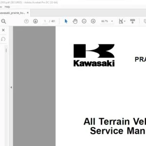 Kawasaki PRAIRIE 360 KVF 360 Service Manual - PDF DOWNLOAD