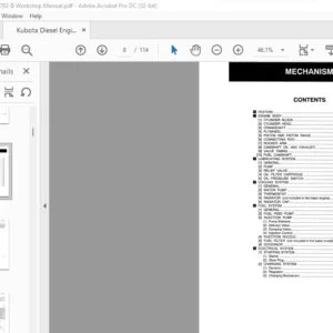 Kubota D782-B Diesel Engine Workshop Manual - PDF DOWNLOAD