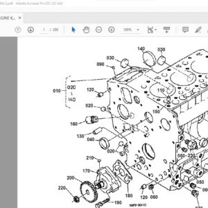 Kubota K800 Alpha Engine Parts Manual - PDF DOWNLOAD