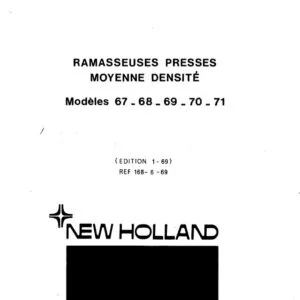 New Holland 67 68 69 70 71 CATALOGUE PIECES DE RECHANGE - PDF DOWNLOAD (FRENCH)