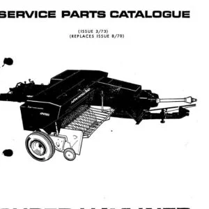 New Holland Super Hayliner 286 Baler Service Parts Catalogue Manual - PDF DOWNLOAD