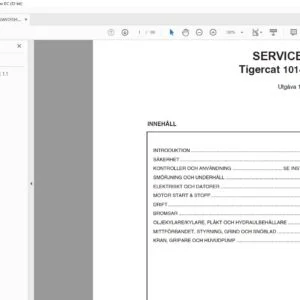 Tigercat 1014 SKOTARE SERVICEMANUAL - PDF DOWNLOAD