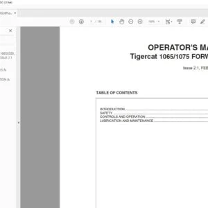 Tigercat 1065 1075 FORWARDER OPERATOR'S MANUAL - PDF DOWNLOAD