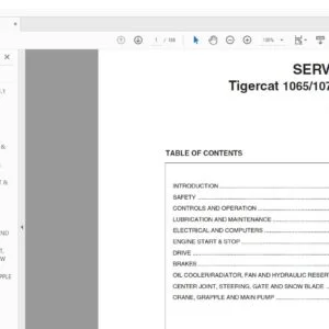 Tigercat 1065 1075 FORWARDER SERVICE MANUAL - PDF DOWNLOAD