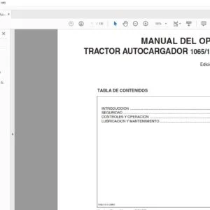 Tigercat 1065 1075 TRACTOR AUTOCARGADOR MANUAL DEL OPERADOR - PDF DOWNLOAD (Spanish)
