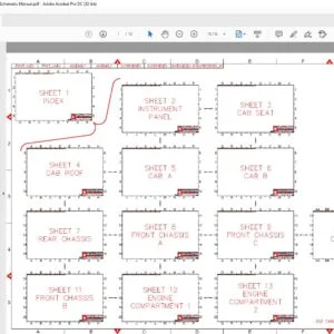 Tigercat 6023001 - 6023100 (GRAPPLE SKIDDER) Electrical Schematic Manual -  PDF DOWNLOAD
