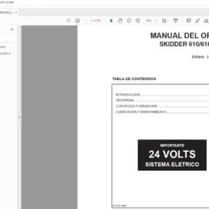 Tigercat 610 610C SKIDDER MANUAL DEL OPERADOR - PDF DOWNLOAD (Spanish)