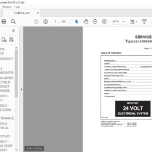 Tigercat 610 610C SKIDDER SERVICE MANUAL - PDF DOWNLOAD