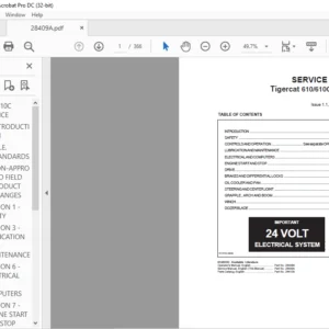 Tigercat 610 610C SKIDDER SERVICE MANUAL - PDF DOWNLOAD