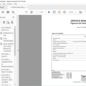 Tigercat 620 SKIDDER SERVICE MANUAL - PDF DOWNLOAD