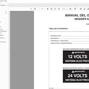 Tigercat 620C SKIDDER MANUAL DEL OPERADOR - PDF DOWNLOAD (Spanish)