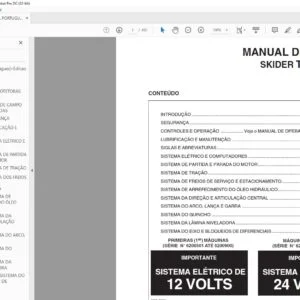 Tigercat 620C SKIDER MANUAL DE SERVIÇO - PDF DOWNLOAD (Portuguese)