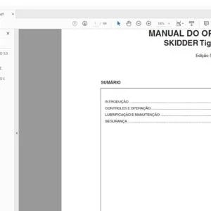 Tigercat 630B Skidder MANUAL DO OPERADOR - PDF DOWNLOAD (Portuguese)