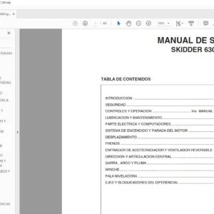 Tigercat 630C SKIDDER MANUAL DE SERVICIO - PDF DOWNLOAD (Spanish)
