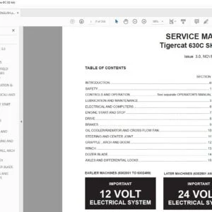 Tigercat 630C SKIDDER SERVICE MANUAL - PDF DOWNLOAD