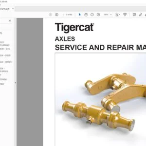 Tigercat Axles SERVICE & REPAIR MANUAL - PDF DOWNLOAD
