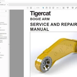 Tigercat BOGIE ARM SERVICE AND REPAIR MANUAL - PDF DOWNLOAD