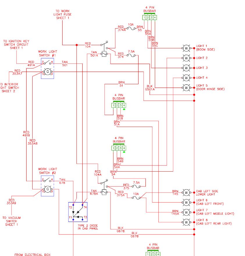 Tigercat LX830D (83073001-83074000) Electrical Schematic Manual - PDF ...