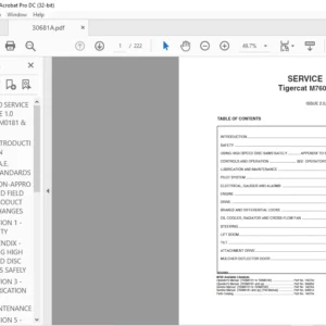 Tigercat M760 MULCHER SERVICE MANUAL - PDF DOWNLOAD