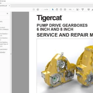 Tigercat TRACK DRIVE GEARBOX SERVICE AND REPAIR MANUAL - PDF DOWNLOAD