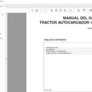 Tigercat TRACTOR AUTOCARGADOR 1075 MANUAL DEL OPERADOR - PDF DOWNLOAD (Spanish)
