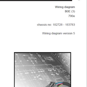 Volvo B0E(3) 790e Wiring Diagram Manual version 4 & 5 & 6 - PDF DOWNLOAD