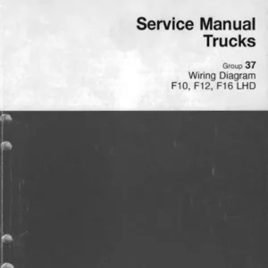 Volvo Trucks F10 F12 F16 LHD Wiring Diagram Manual 23688 - PDF DOWNLOAD