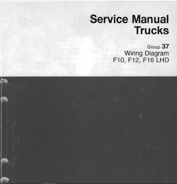 Volvo Trucks F10 F12 F16 LHD Wiring Diagram Manual 23688 PDF DOWNLOAD