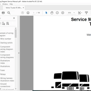 Volvo Trucks FE Wiring Diagram Service Manual - PDF DOWNLOAD