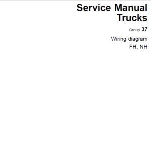 Volvo Trucks FH NH Wiring Diagram Service Manual - PDF DOWNLOAD
