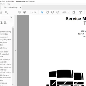 Volvo Trucks FH12 FH16 LHD Wiring Diagram Manual - PDF DOWNLOAD