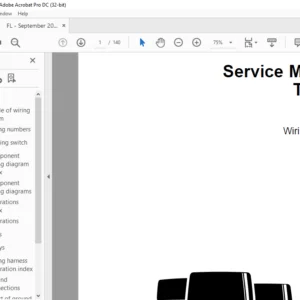 Volvo Trucks FL Wiring Diagram Manual - PDF DOWNLOAD
