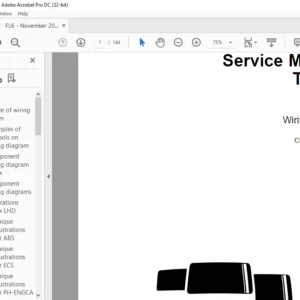 Volvo Trucks FL6 CHID B 265000 Wiring Diagram Manual - PDF DOWNLOAD
