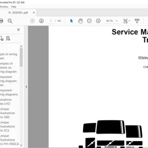 Volvo Trucks FL6 CHID B 265000– Wiring Diagram Manual - PDF DOWNLOAD