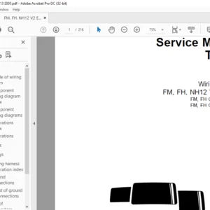 Volvo Trucks FM FH NH12 VERSION2 FM FH CHID A615020 FM FH CHID B421649 Wiring Diagram Manual