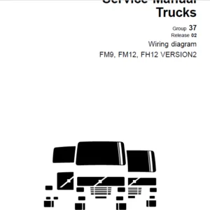 Volvo Trucks FM9 FM12 FH12 VERSION2 Wiring Diagram Manual - PDF DOWNLOAD