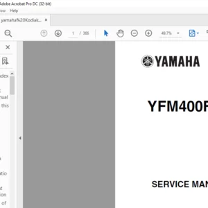 YAMAHA YFM400FAR Service Manual - PDF DOWNLOAD