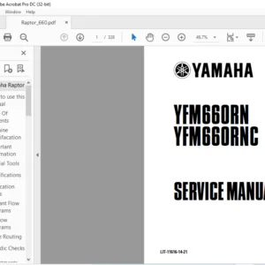 YAMAHA YFM660RN YFM660RNC Service Manual - PDF DOWNLOAD