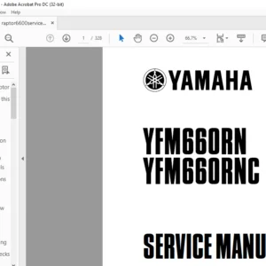 YAMAHA YFM660RN YFM660RNG Service Manual - PDF DOWNLOAD