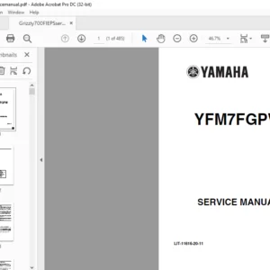 YAMAHA YFM7FGPW Service Manual - PDF DOWNLOAD