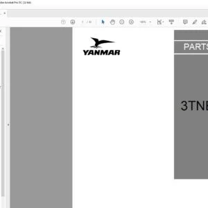 Yanmar 3TNE88-G1A Parts Catalog Manual - PDF DOWNLOAD