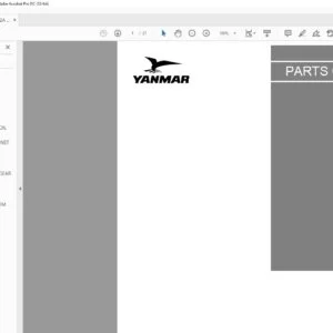 Yanmar 3TNV82A Parts Catalog Manual - PDF DOWNLOAD