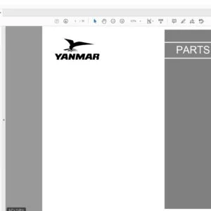 Yanmar TF110 120 Parts Catalog Manual - PDF DOWNLOAD