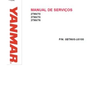 Yanmar TNV series 2TNV70 3TNV70 3TNV76 MANUAL DE SERVIÇOS PN 0BTNV0-U0100 - PDF DOWNLOAD (Portuguese)