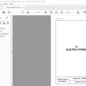 CLAAS Arion 430-410 Diagnostics Repair manual - PDF DOWNLOAD