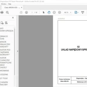CLAAS Arion 430-410 Diagnostyka Podręcznik napraw - PDF DOWNLOAD(polish)