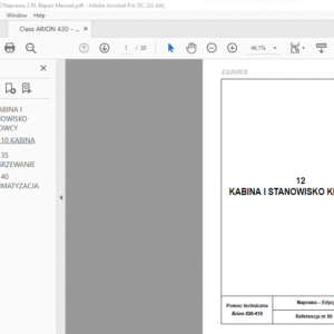 CLAAS Arion 430-410 Naprawa Podręcznik napraw - PDF DOWNLOAD (Polish)