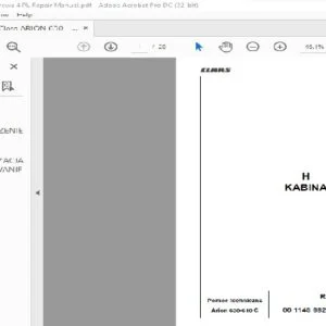 CLAAS Arion 630-610 C Repair Manual - PDF DOWNLOAD(Polish)